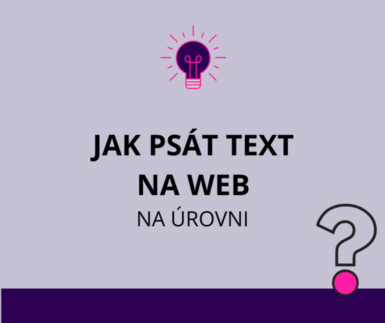 Jak psát text na úrovni
