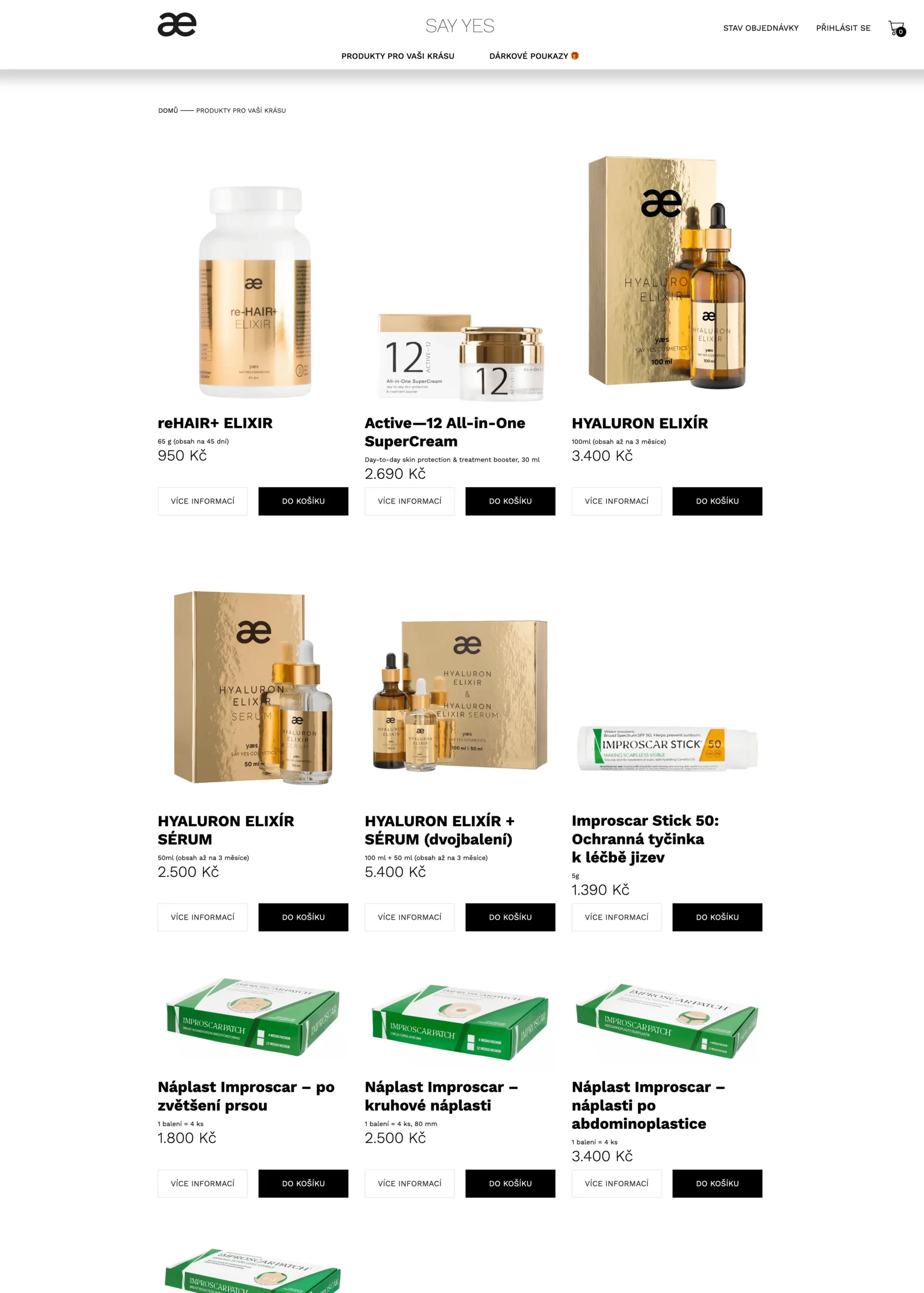 E-shop na míru pro dárkové poukazy i produkt