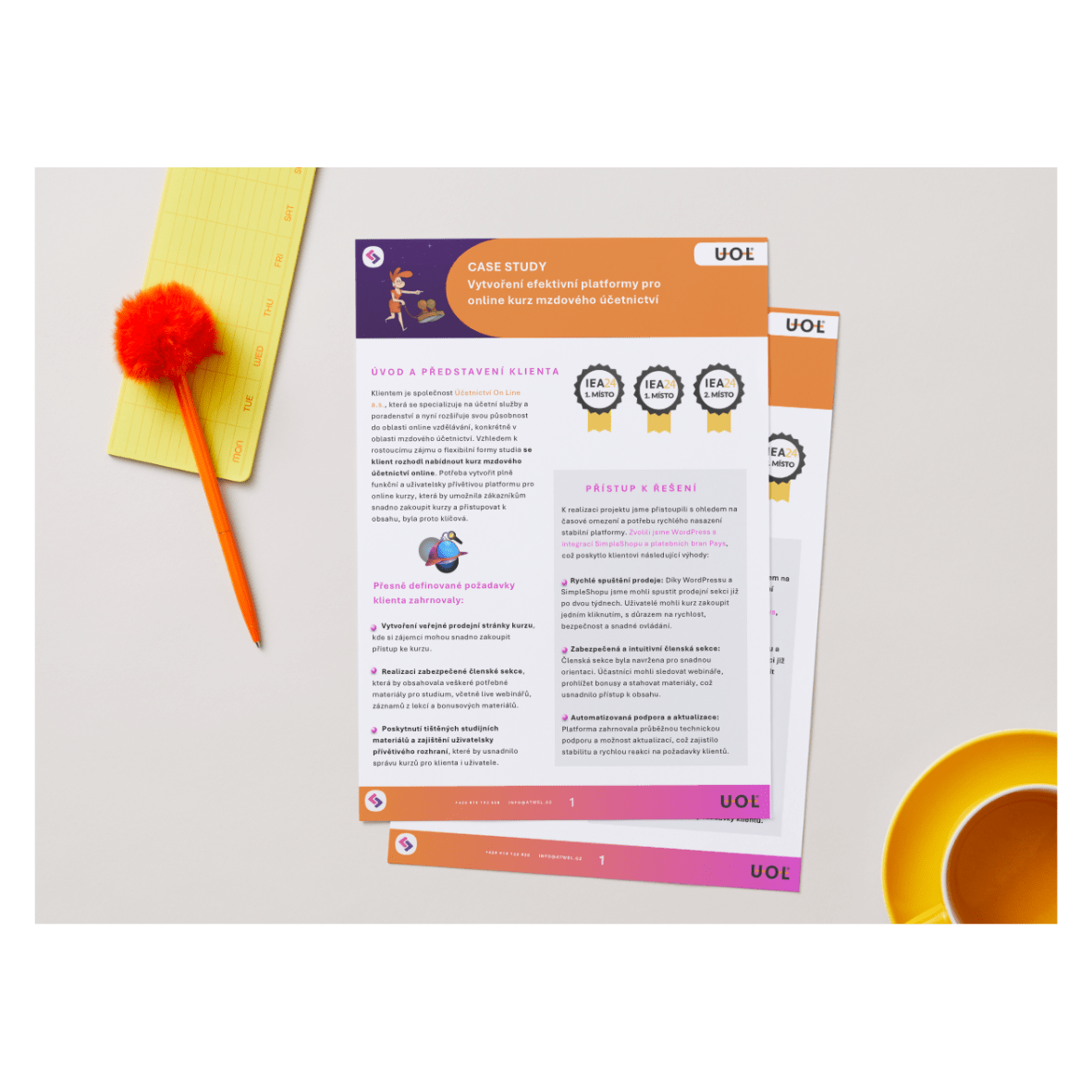 📥 Case Study: Platforma pro online kurz mzdového účetnictví